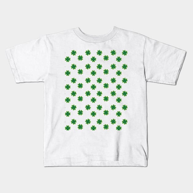 St Patrick Pattern Kids T-Shirt by TomCage